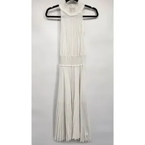 halter neck midi white dress Alanna Halter Cowl Neck Midi Dress main image 1
